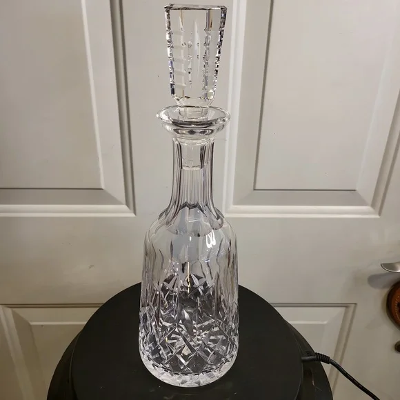 Waterford Crystal Lismore Cut Crystal Decanter Vintage 15.4